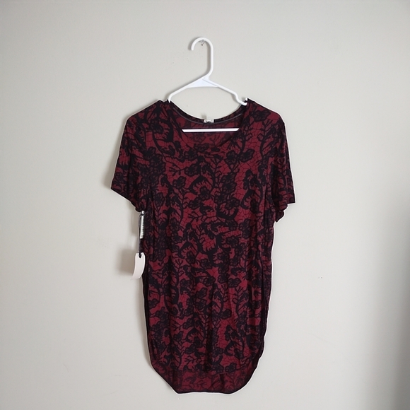 Wilfred Tops - Wilfred Red and Black Floral Top